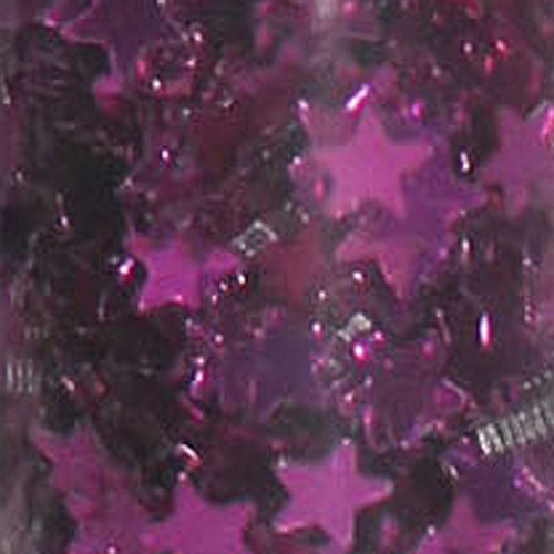 88659 Glitter Shape 15 G Stars Fuchsia