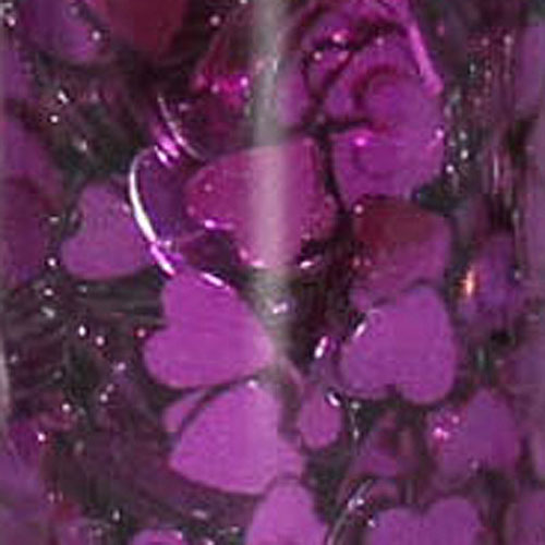 88676 Glitter Shape 15g Hearts Fuchsia