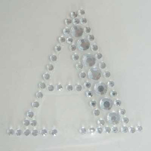 88693 Stick On Bling 35mm Letter A