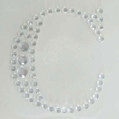88695 Stick On Bling 35mm Letter C