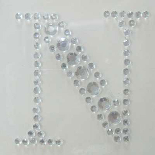 88706 Stick On Bling 35mm Letter N