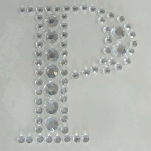 88708 Stick On Bling 35mm Letter P
