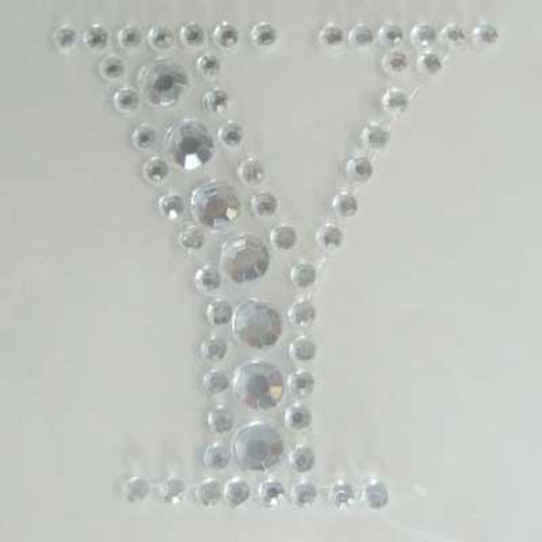 88717 Stick On Bling 35mm Letter Y