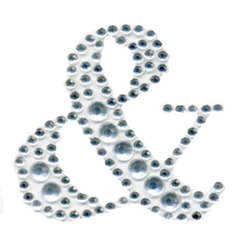 88719 Stick On Bling 35mm Letter &