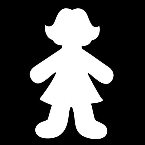88900 Paper Shape Girl