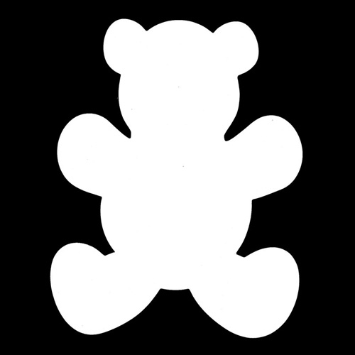 88903 Paper Shape Teddybear