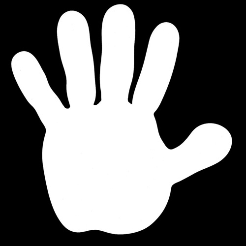 88905 Paper Shape Hand