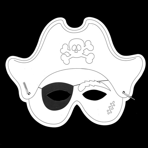 88907 Printed Paper Mask Pirate