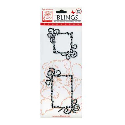 88916 Bling Frames Black