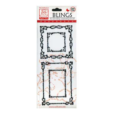 88919 Bling Frames Black