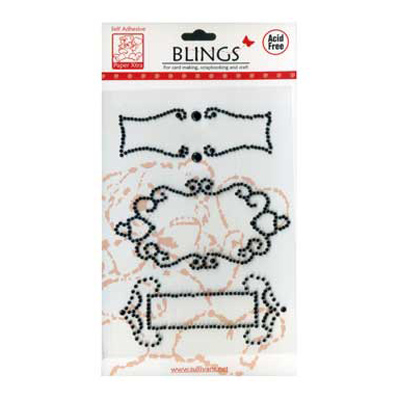 88922 Bling Frames Black