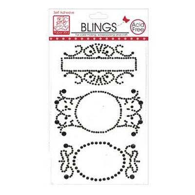 88925 Bling Frames Black