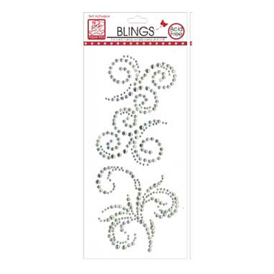 88936 Bling Florish Clear Ab