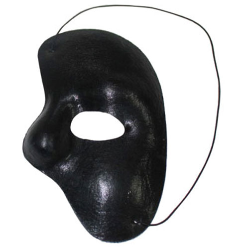 88997 Mask Phantom 11x17.5cm Black