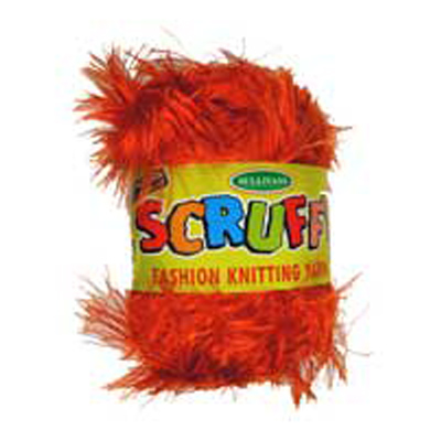 89180 Knitting Yarn Scruffy 100gm Rusty Red