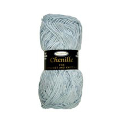 89600 Knitting Yarn Chenille 40 Gm Green Smoke