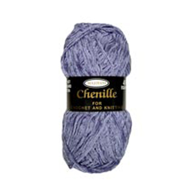 89601 Knitting Yarn Chenille 40 Gm Jacaranda