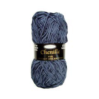 89602 Knitting Yarn Chenille 40 Gm New Lake