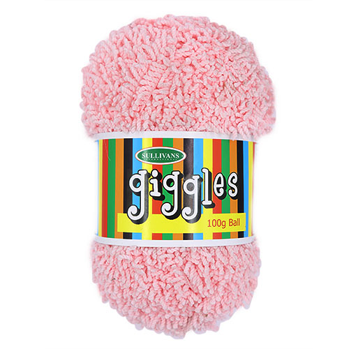 89712 Knitting Yarn Giggles 100 Gm Pink