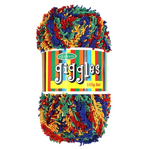89720 Knitting Yarn Giggles 100 Gm Bright Mix
