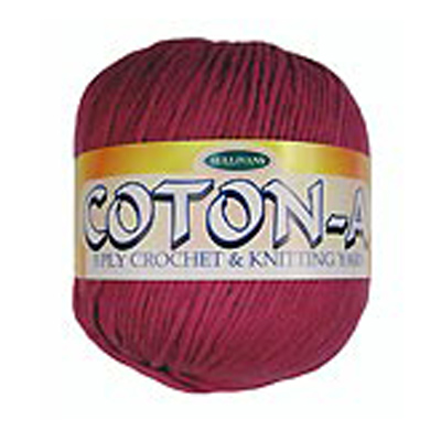 89733 Coton-a Yarn 50gm Plum