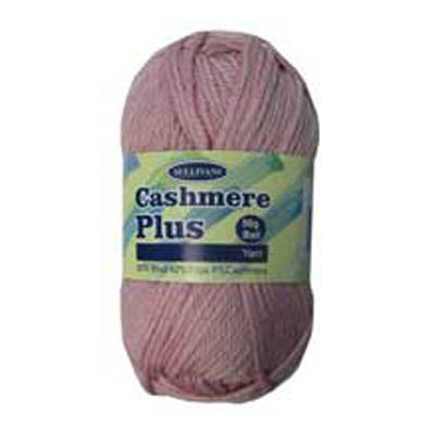 89757 Cashmere Plus Knitting Yarn 50gm Pink