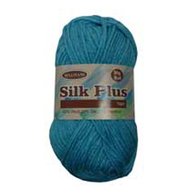 89768 Silk Plus Knitting Yarn 50gm Turquoise