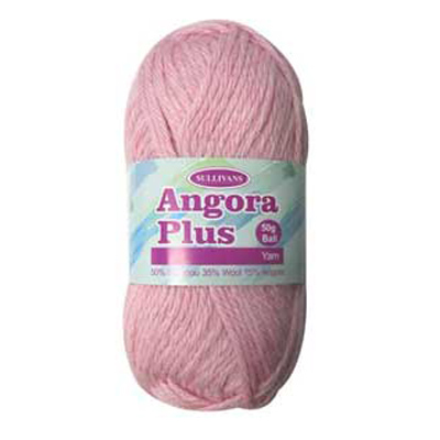 89818 Angora Plus Knitting Yarn 50gm Dusty Rose