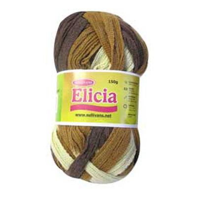 89840 Scarf Yarn Elicia 150 Gm Natural Mix