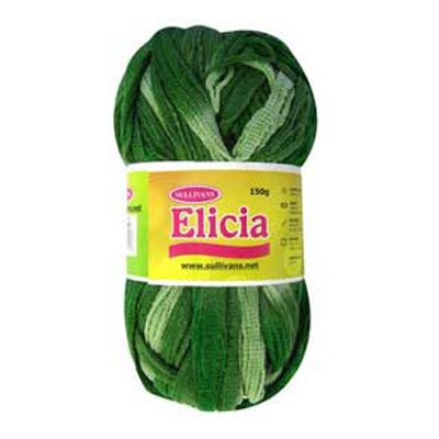 89842 Scarf Yarn Elicia 150 Gm Green Mix