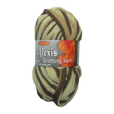 89877 Alexis Scarf Yarn 100gm Natural Mix