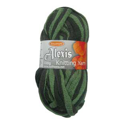 89881 Alexis Scarf Yarn 100gm Green Mix
