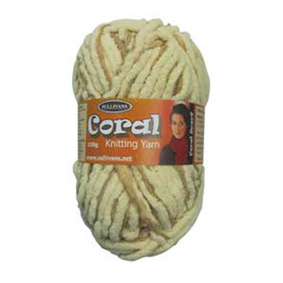 89883 Coral Scarf Yarn 100gm Natural Mix