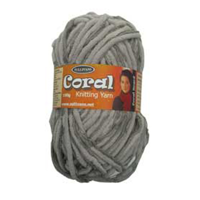 89887 Coral Scarf Yarn 100gm Silver Mix