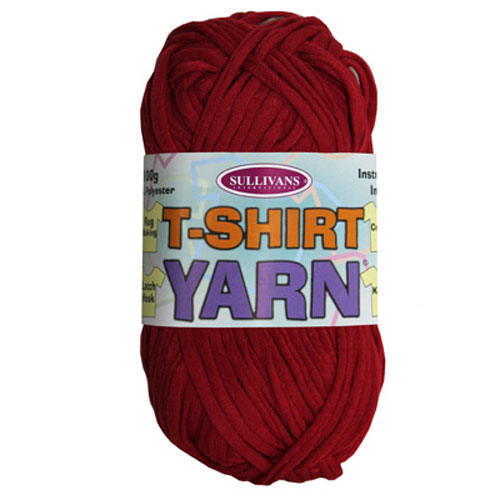 89919 T-shirt Knitting Yarn 100gm Red