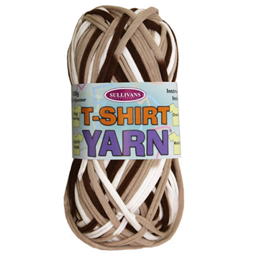 89924 T-shirt Knitting Yarn 100gm Multi Brown