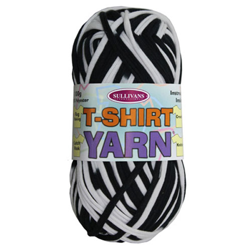 89925 T-shirt Knitting Yarn 100gm Multi Black