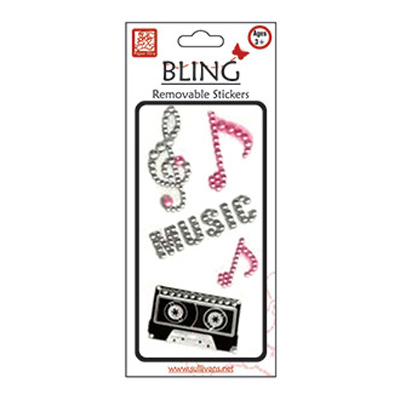 89968 Stick On Bling Music