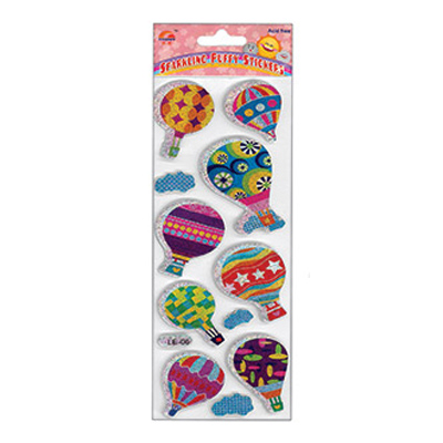 89988 Stickers Puffy Sparkle Air Balloons