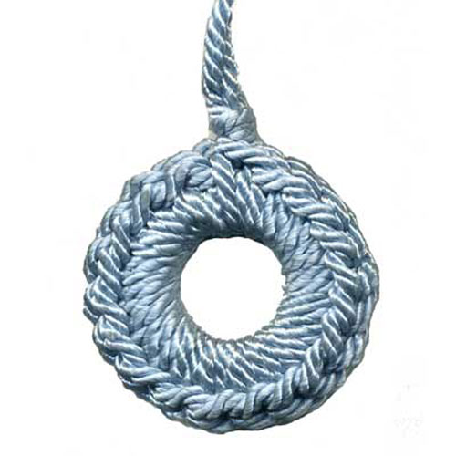 90048 Ring Pull 30cm Blue