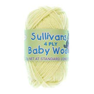 90254 Knitting Yarn Wool 25 Gm Lemon