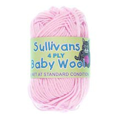 90255 Knitting Yarn Wool 25 Gm Pink