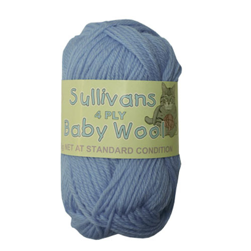 90256 Knitting Yarn Wool 25 Gm Blue