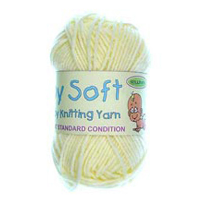 90273 Knitting Yarn Baby 50 Gm Cream