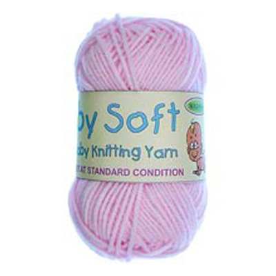 90277 Knitting Yarn Baby 50 Gm Baby Pink