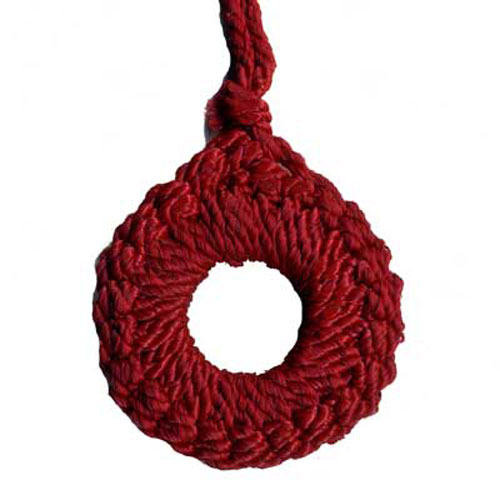 90568 Ring Pull 30cm Claret