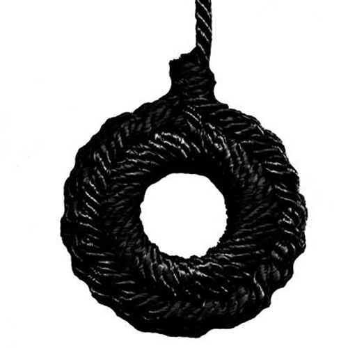 90573 Ring Pull 30cm Black