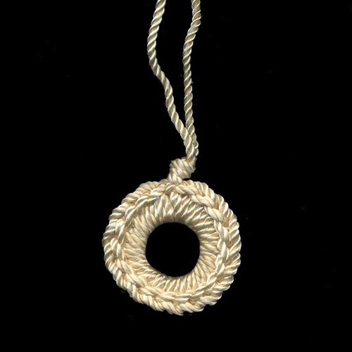 90773 Ring Pull 30cm Pale Lemon