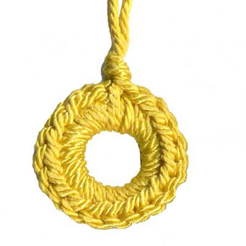 90845 Ring Pull 30cm Yellow