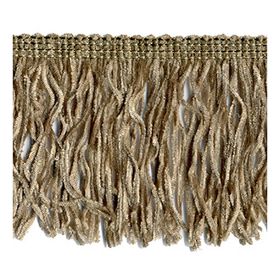 91024 Fringe Ruche 75mm Taupe